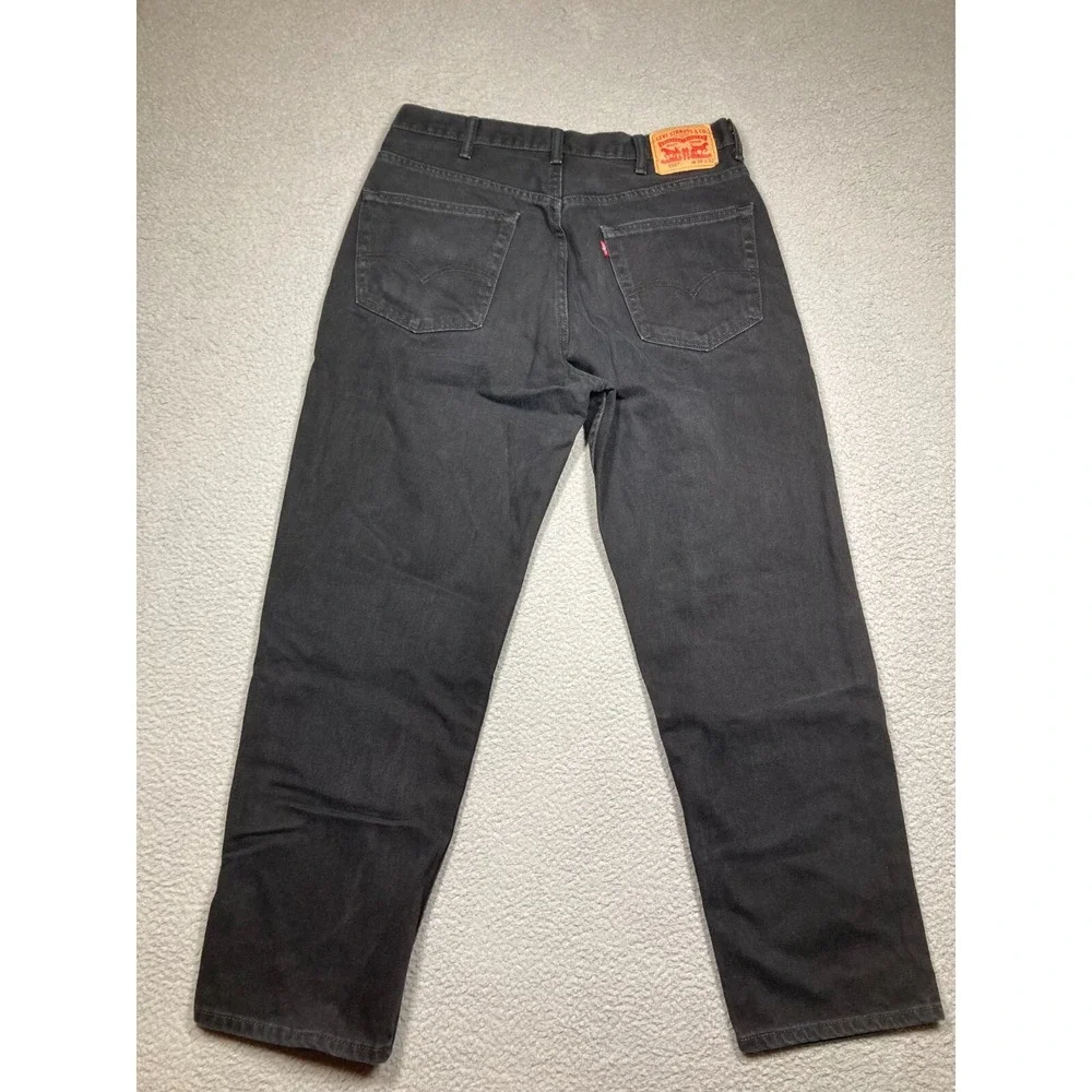 Levis Jeans Mens 38x32 Black 550  Straight American Cowboy Rodeo Western Denim‎